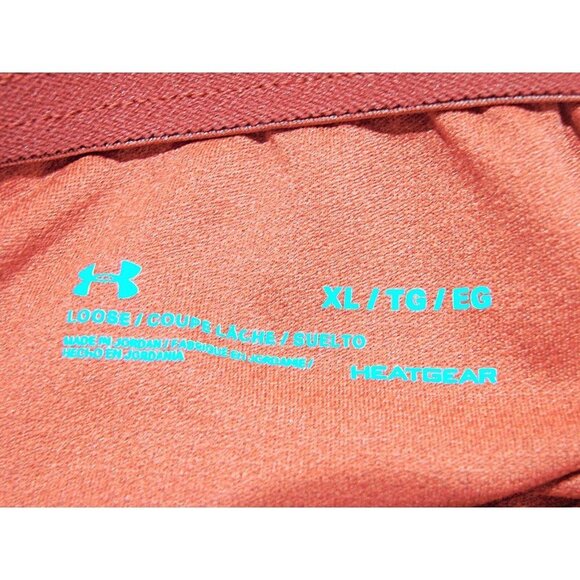 Under Armour Loose Fit Basketball Shorts Lounge Athletic Shorts Red Unisex Sz XL - Picture 3 of 11